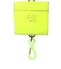 Dolce & Gabbana Yellow Green Bifold DG Logo Neck Strap Cardholder Wallet