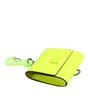 Dolce & Gabbana Yellow Green Bifold DG Logo Neck Strap Cardholder Wallet
