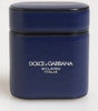Dolce & Gabbana Blue Leather Logo Print Flip Holder Men Airpods Case