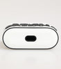 Dolce & Gabbana White Black Rubber Logo Embossed Accessory Airpods Case