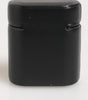 Dolce & Gabbana Black Calfskin Leather Logo Print Flip Holder Airpods Case