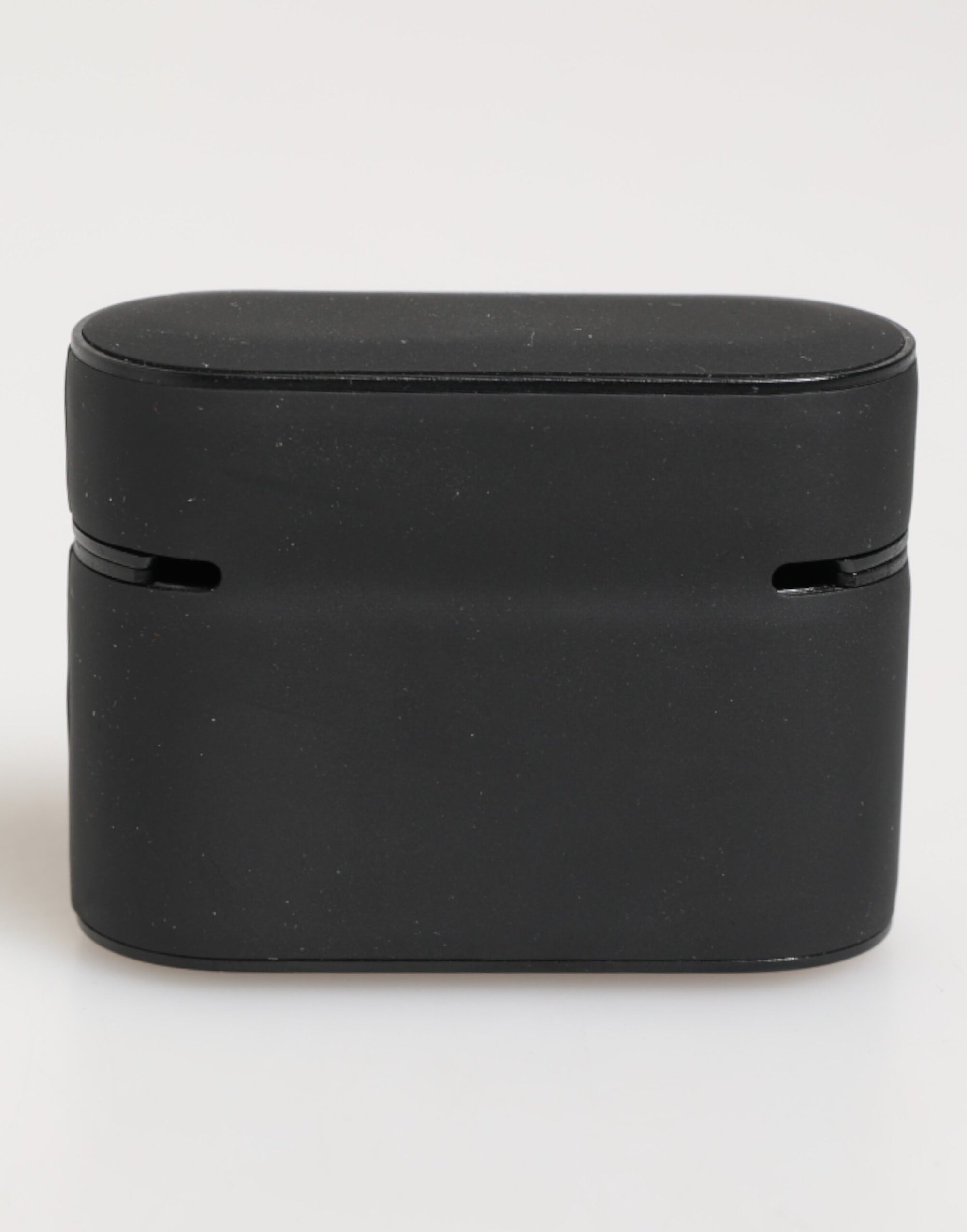 Dolce & Gabbana Black Mint Rubber Logo Embossed Accessory  Airpods Case