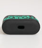 Dolce & Gabbana Black Mint Rubber Logo Embossed Accessory  Airpods Case