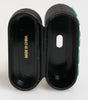 Dolce & Gabbana Black Mint Rubber Logo Embossed Accessory  Airpods Case
