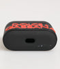 Dolce & Gabbana Black Orange Rubber Logo Embossed Accessory Airpods Case