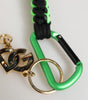 Dolce & Gabbana Polyester Multicolor Tape String DG Logo Keychain Keyring