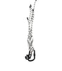 Dolce & Gabbana Black White Polyester Tape String DG Logo Keychain Keyring