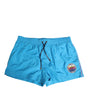 Dolce & Gabbana Blue Polyester Beachwear Men Shorts Swimwear
