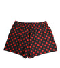 Dolce & Gabbana Black Silk Polka Dot Boxer Shorts Men Underwear