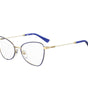 Moschino Blue Metal Frames