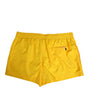 Dolce & Gabbana Yellow Nylon Logo Print Men Boxer Short Swimwear