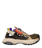 Versace Beige Leather Athletic Sneakers