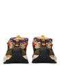 Versace Beige Leather Athletic Sneakers