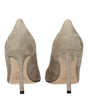 Jimmy Choo Gray Leather High Heel Pumps