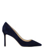 Jimmy Choo Blue Leather High Heel Pumps