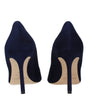 Jimmy Choo Blue Leather High Heel Pumps