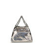 Stella McCartney Metallic crackle-effect Falabella Shoulder Bag