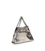 Stella McCartney Metallic crackle-effect Falabella Shoulder Bag