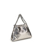 Stella McCartney Metallic crackle-effect Falabella Shoulder Bag