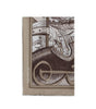 Burberry Knight Engraving print silk Scarf