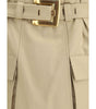 Balmain Cargo Miniskirt