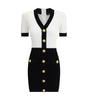 Balmain Braided pattern midi Dress