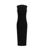 Balmain Sleeveless torsade knit long Dress