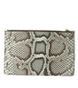 Dolce & Gabbana Verde Acqua Exotic Leather Gold DG Logo Clutch Borse Bag
