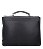 Prada Black Leather Business And Laptop Bags