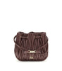 Miu Miu Matelassé nappa leather Pouch