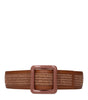 Max Mara Brown Raffia Belts