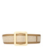 Max Mara Beige Raffia Regular Belts