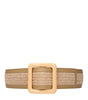 Max Mara Beige Raffia Belts