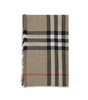 Burberry Check Reversible Wool and Silk Scarf