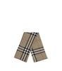 Burberry Check Reversible Wool and Silk Scarf