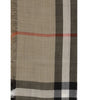 Burberry Check Reversible Wool and Silk Scarf