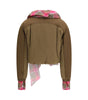 MARBELL Maxi-scarf Puffer Jacket