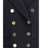 Balmain Wool Double-breasted Coat