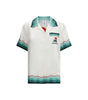 Casablanca Silk Cuban Collar short sleeve Shirt