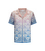 Casablanca Silk Cuban Collar short sleeve Shirt