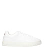 Versace White Leather Low Tops