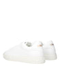 Versace White Leather Low Tops