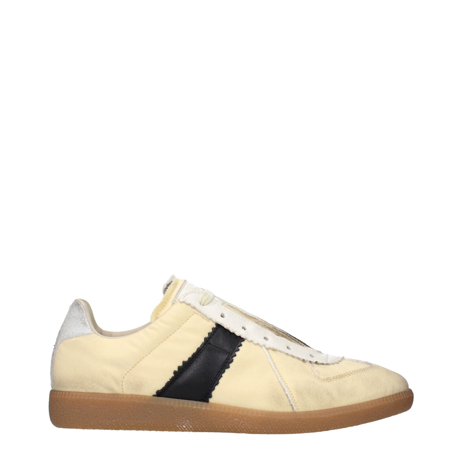 Maison Margiela Beige Fabric Chunky Sneakers