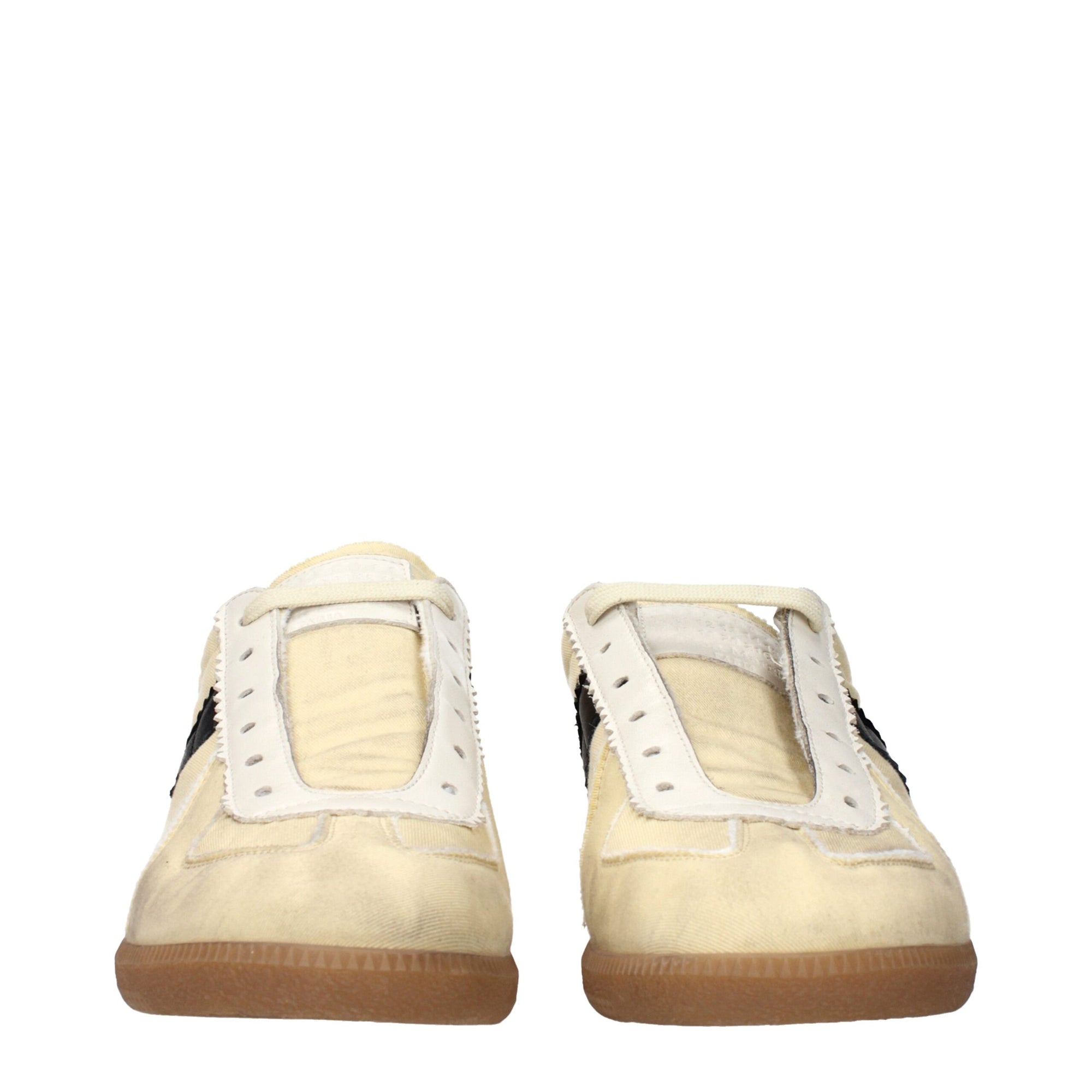 Maison Margiela Beige Fabric Chunky Sneakers