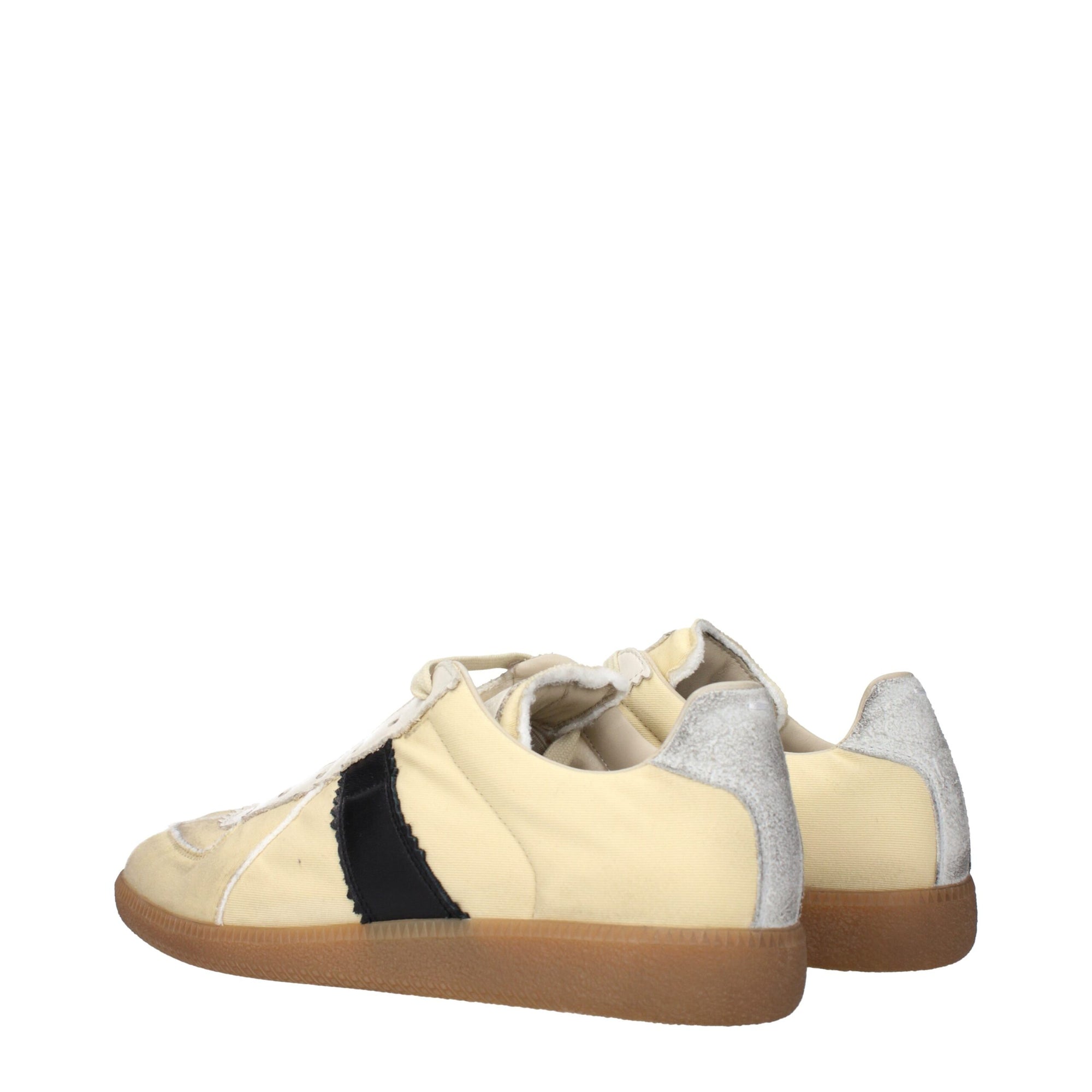 Maison Margiela Beige Fabric Chunky Sneakers