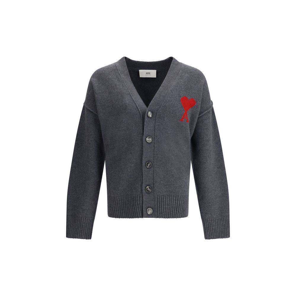 Ami Paris Ami De Coeur Cardigan