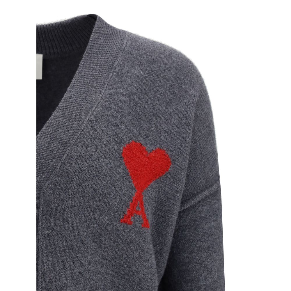 Ami Paris Ami De Coeur Cardigan