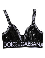 Dolce & Gabbana Black Polyester Soft Cup Brassiere Underwear