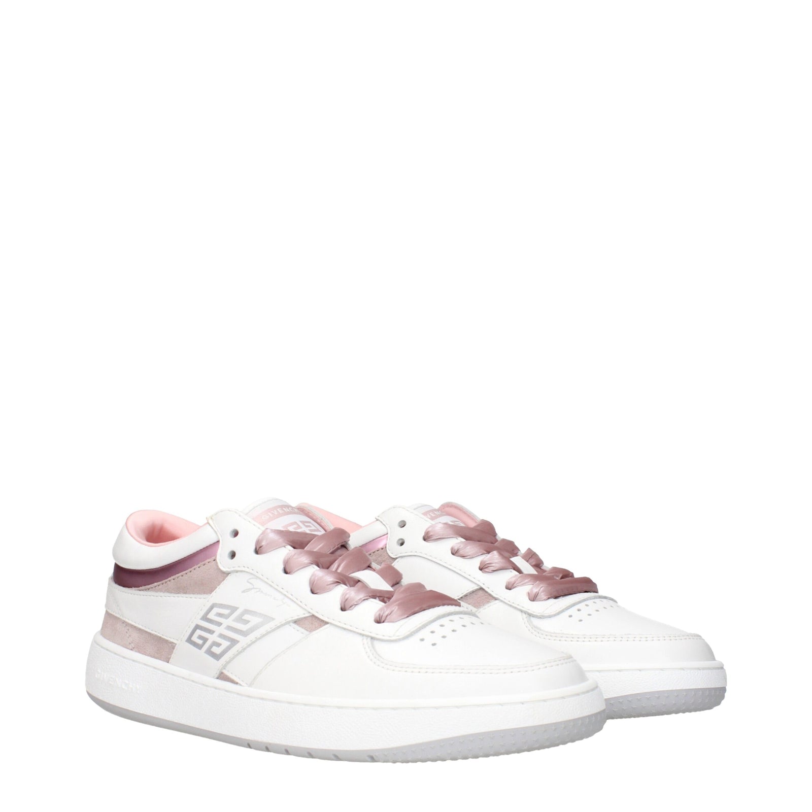 Givenchy White Leather Low Tops