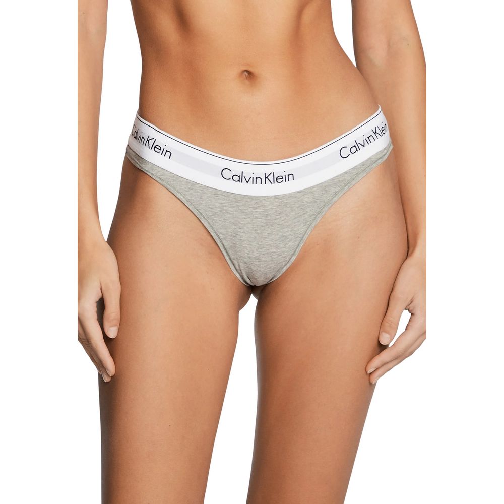 Calvin Klein Underwear Gray Cotton Panty